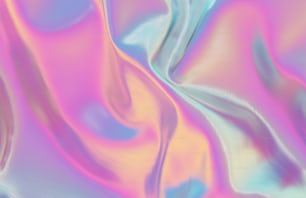 an abstract painting of a pink and blue background