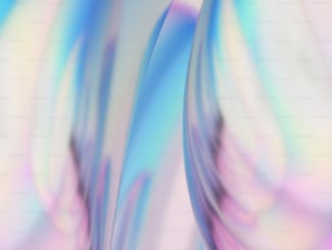 a blurry image of a blue and pink background