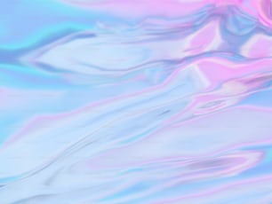 a blue, pink and white background with wavy lines