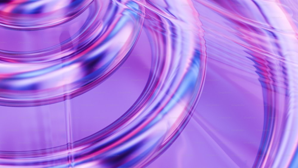 a purple and blue abstract background with circles