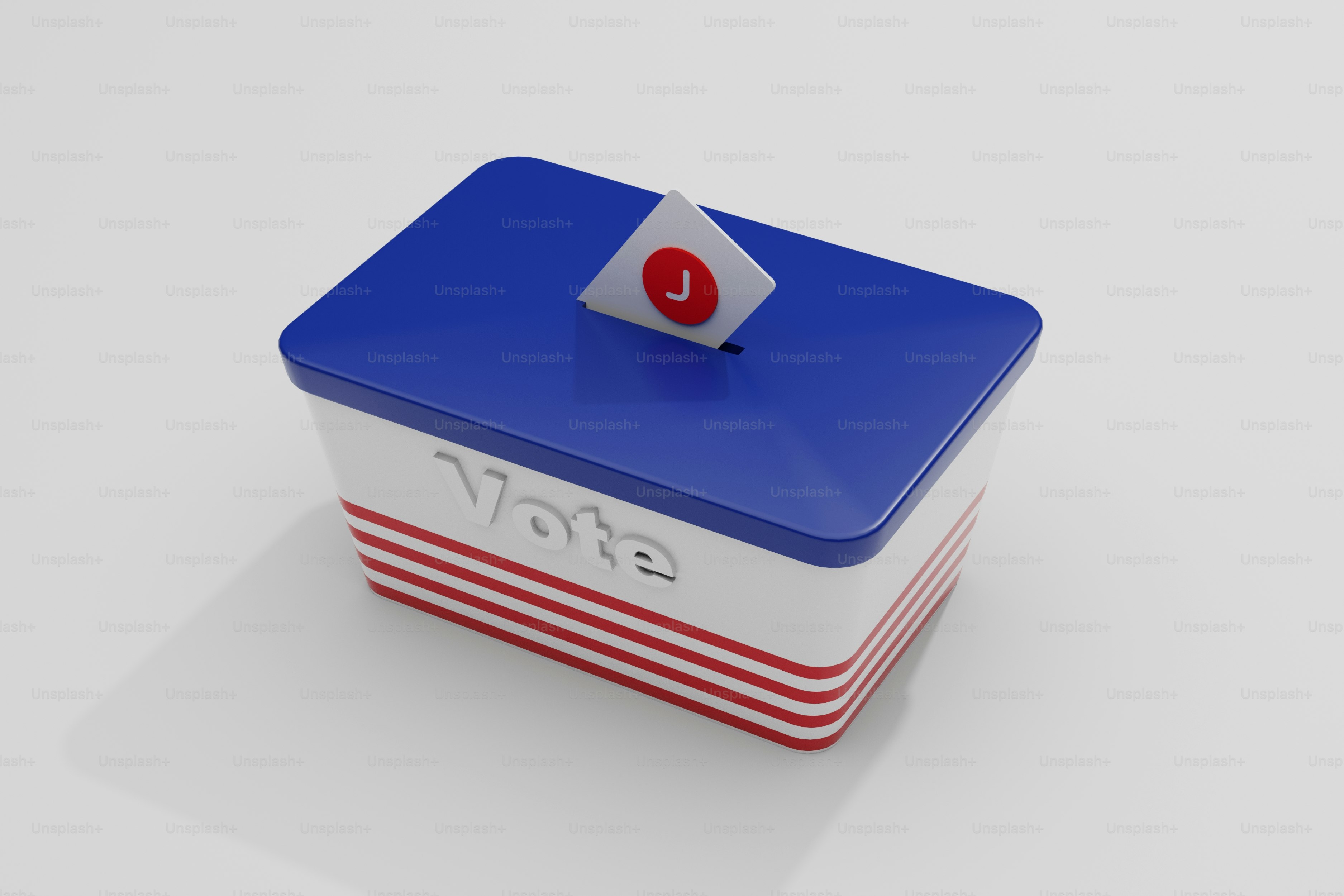 une boîte bleue et blanche avec une étiquette rouge et blanche dessus