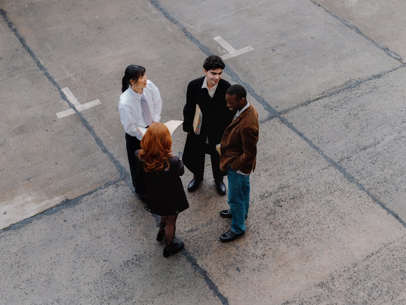 Professional team meeting