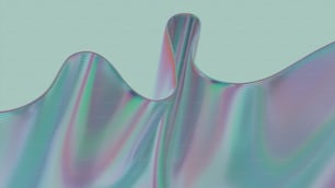 una imagen generada por computadora de una ola