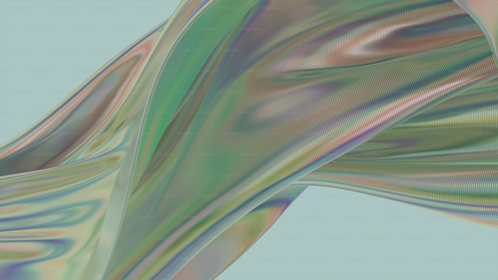 an abstract image of a green and blue background