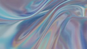 a blue and purple background with wavy lines