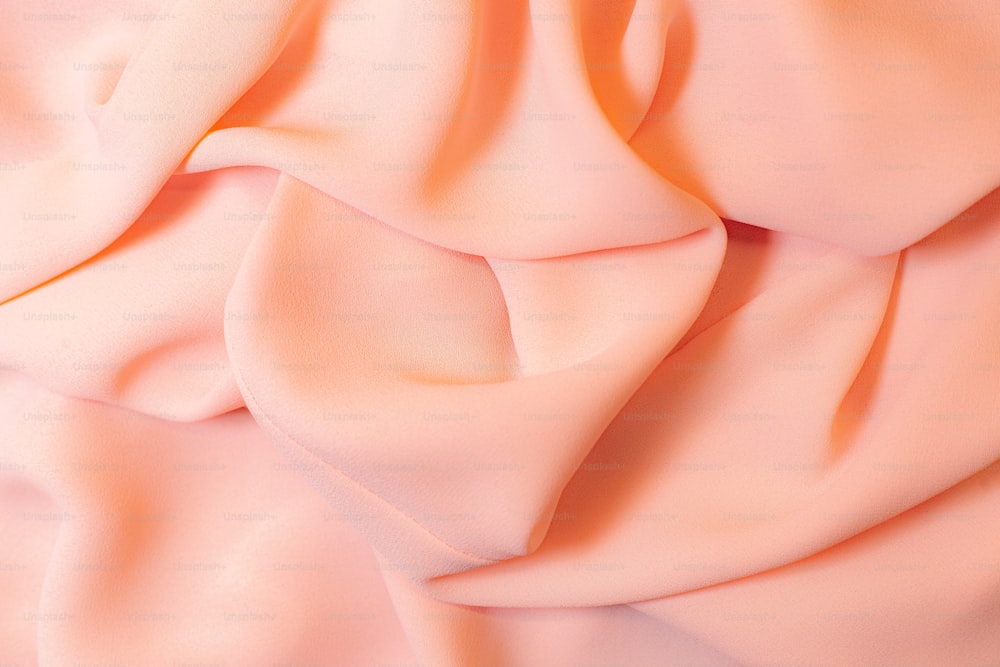 a close up view of a pink fabric