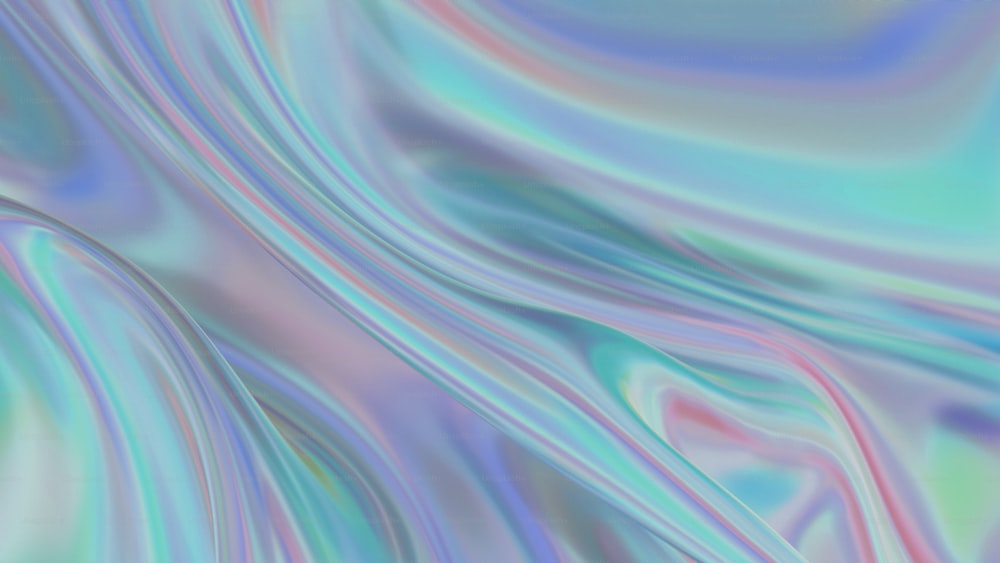 a blue and green background with a wavy design