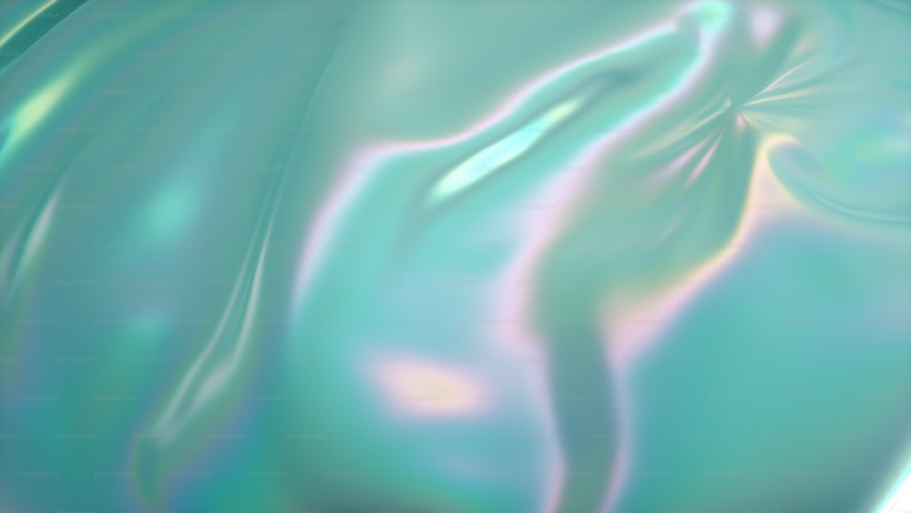 a close up of a blue and green background