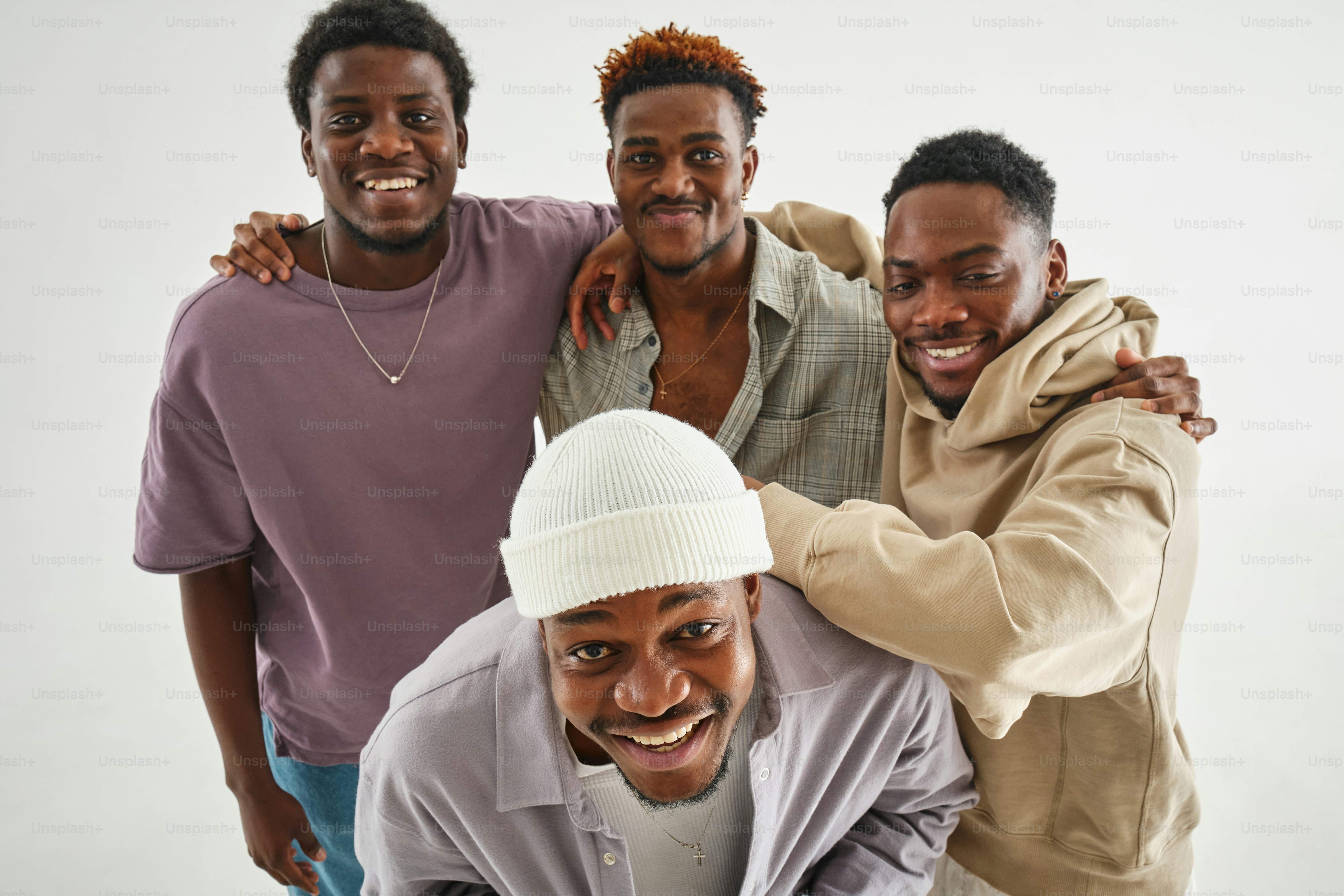 a group of men standing next to each other