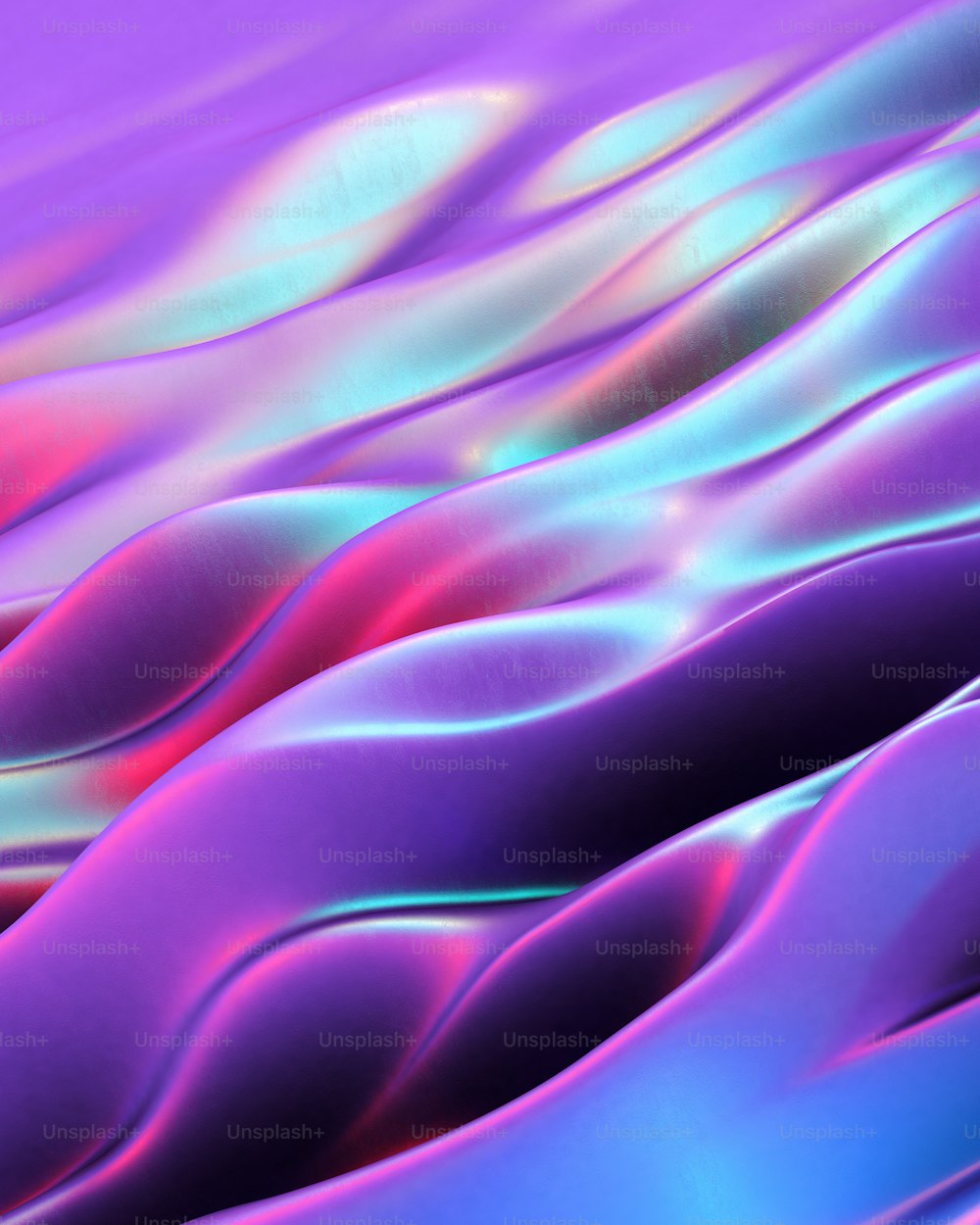 Ein computergeneriertes Bild von Wellenlinien