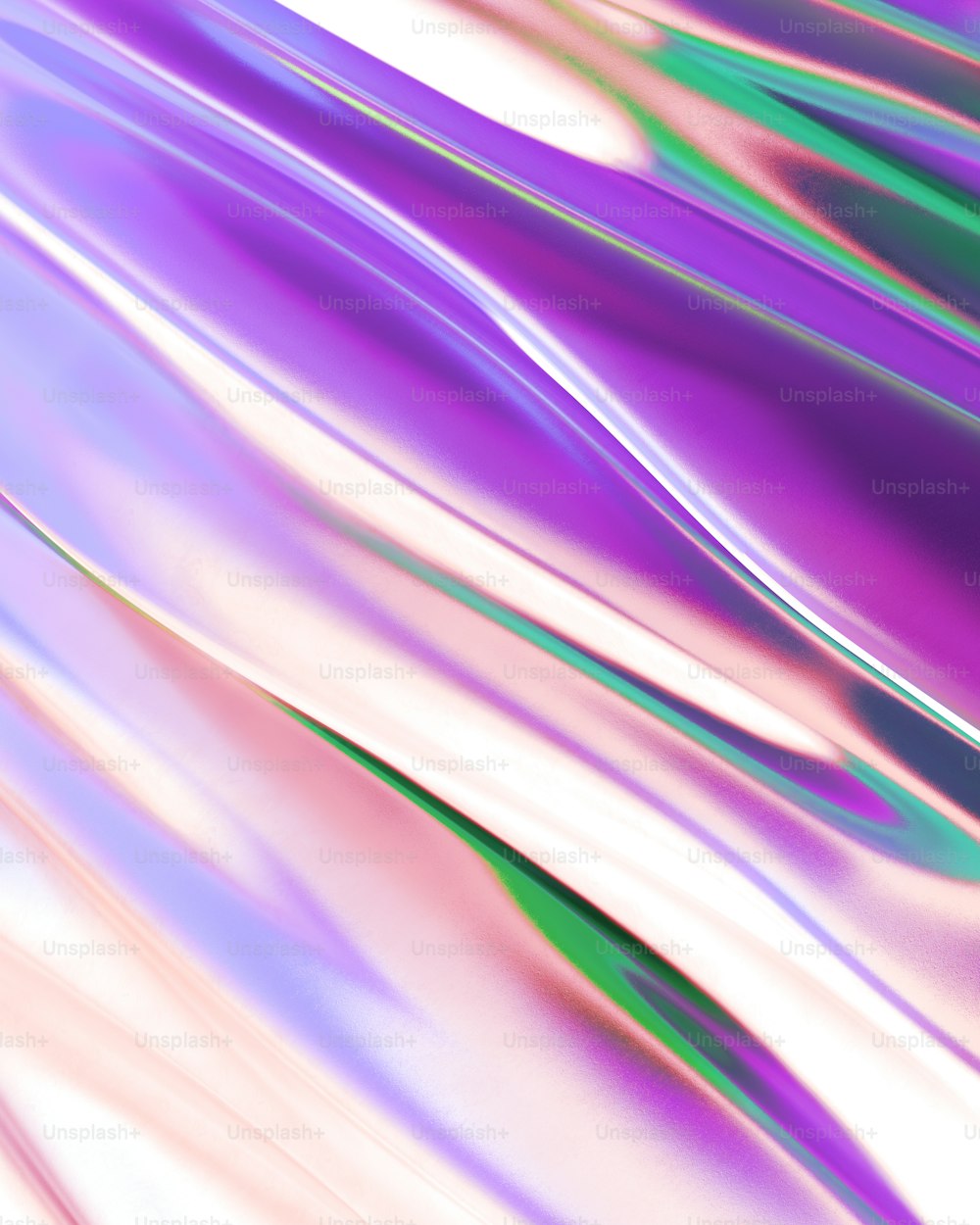 a close up of a purple and green background