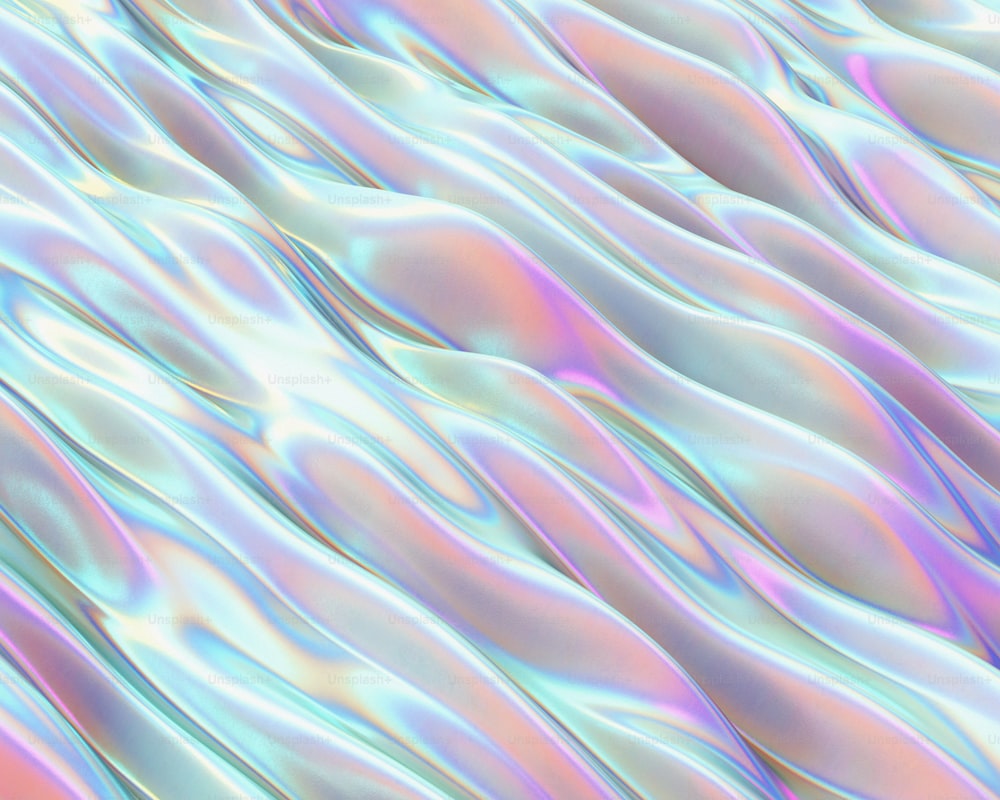 波状パターンのコンピュータ生成画像