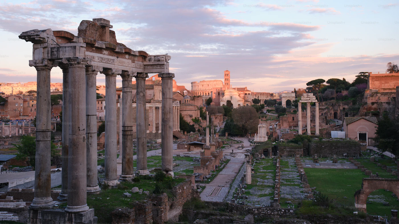Ruins of the ancient city of Rome