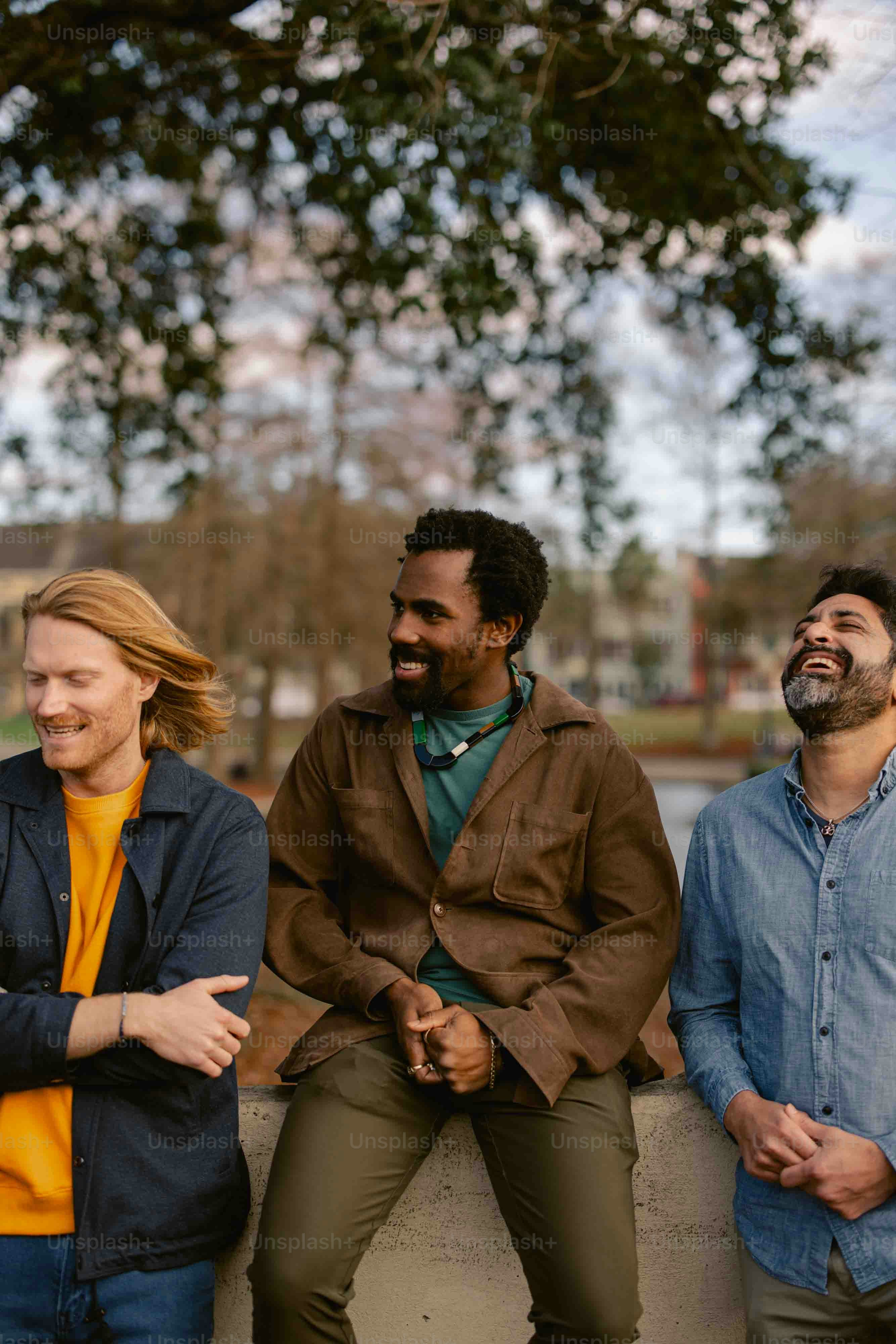 a group of people sitting next to each other