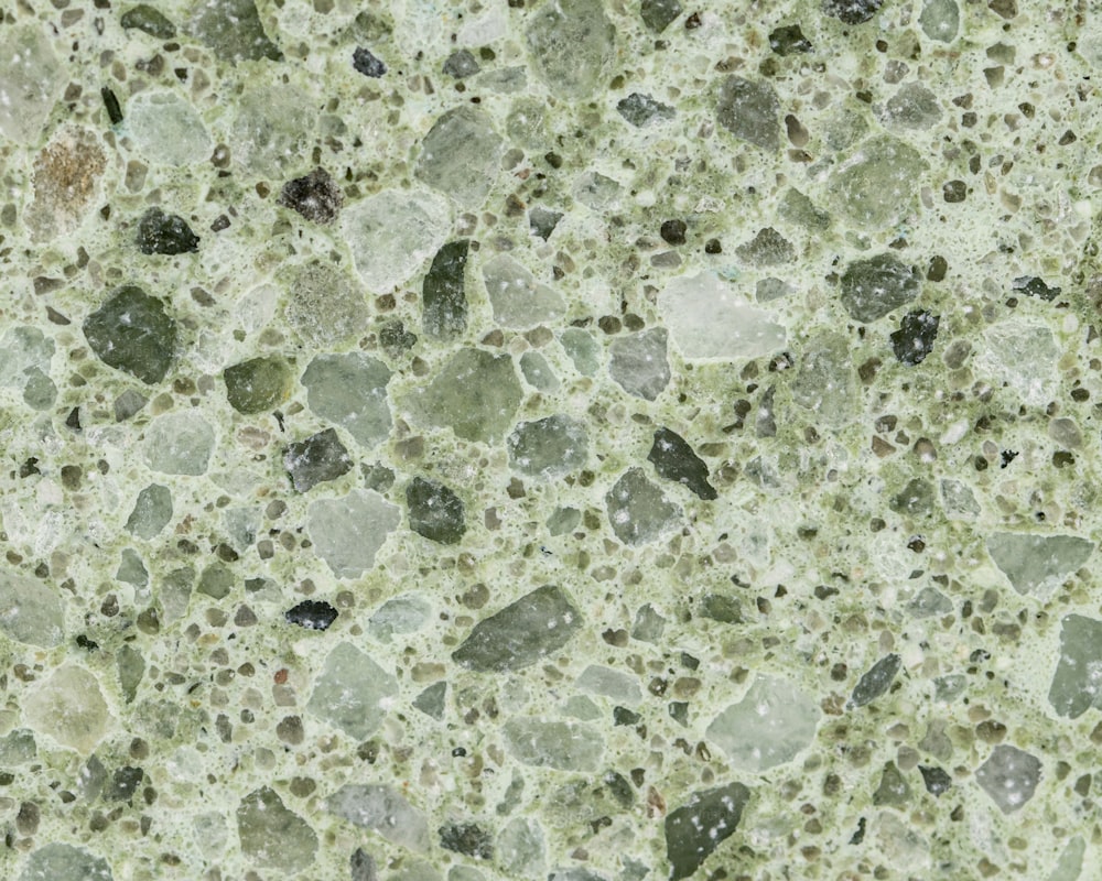 緑の大理石の表面のクローズアップ