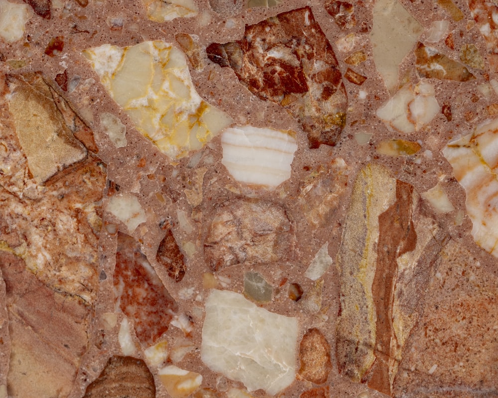 a close up view of a marble counter top