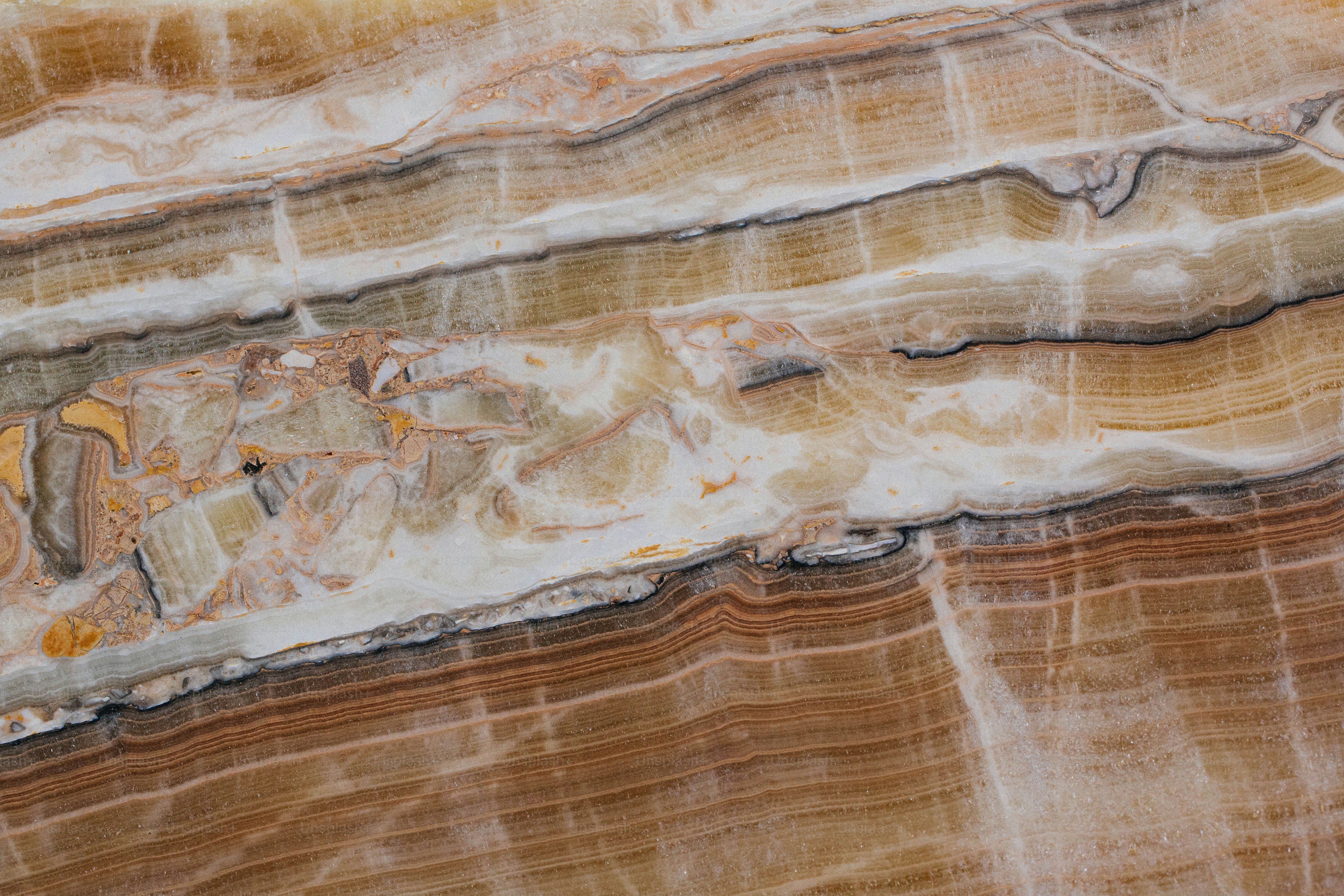 a close up of a rock with a pattern on it