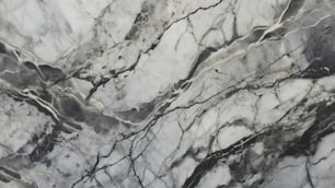 a close up of a marble surface with a black and white pattern