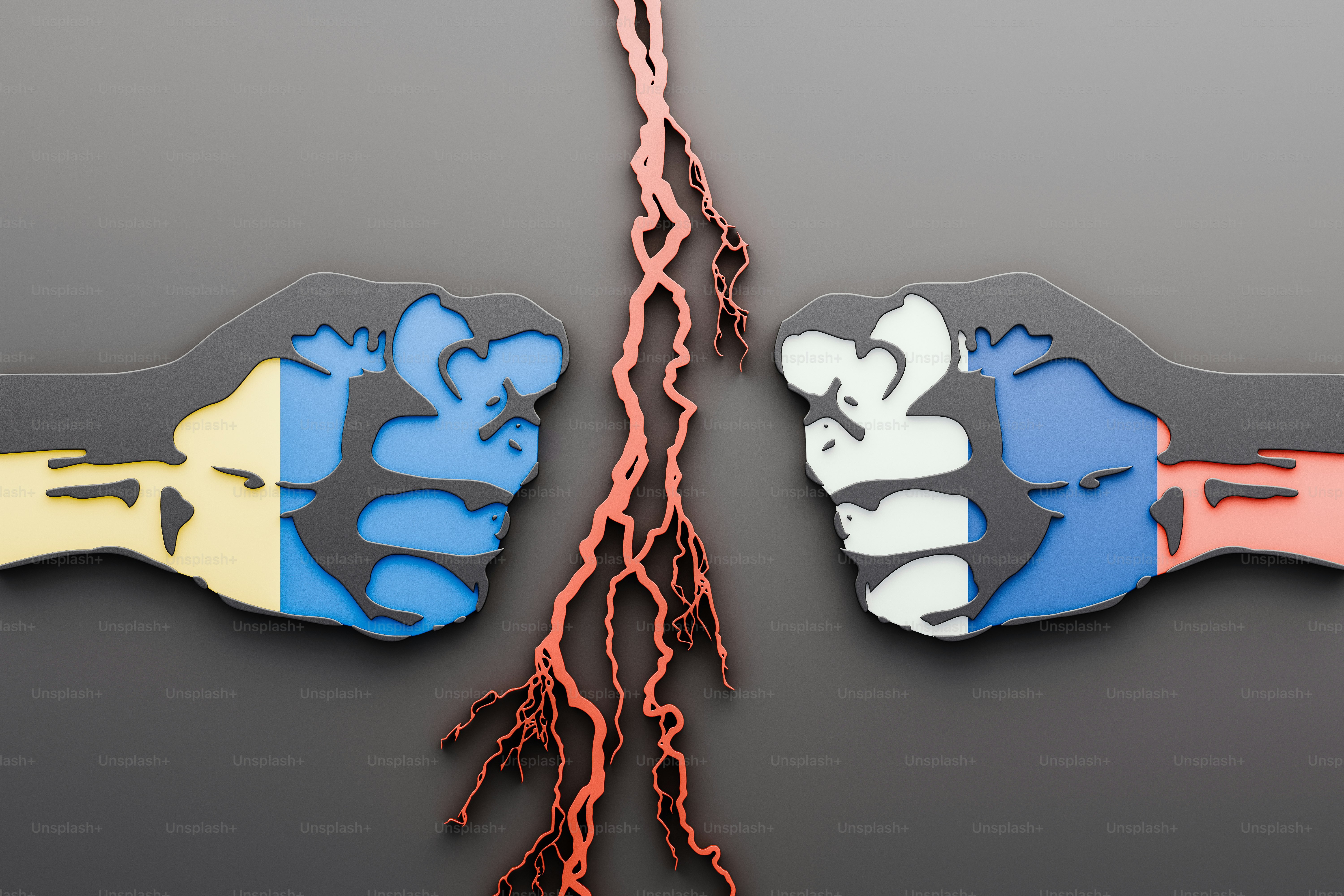 uma imagem de uma rachadura no chão