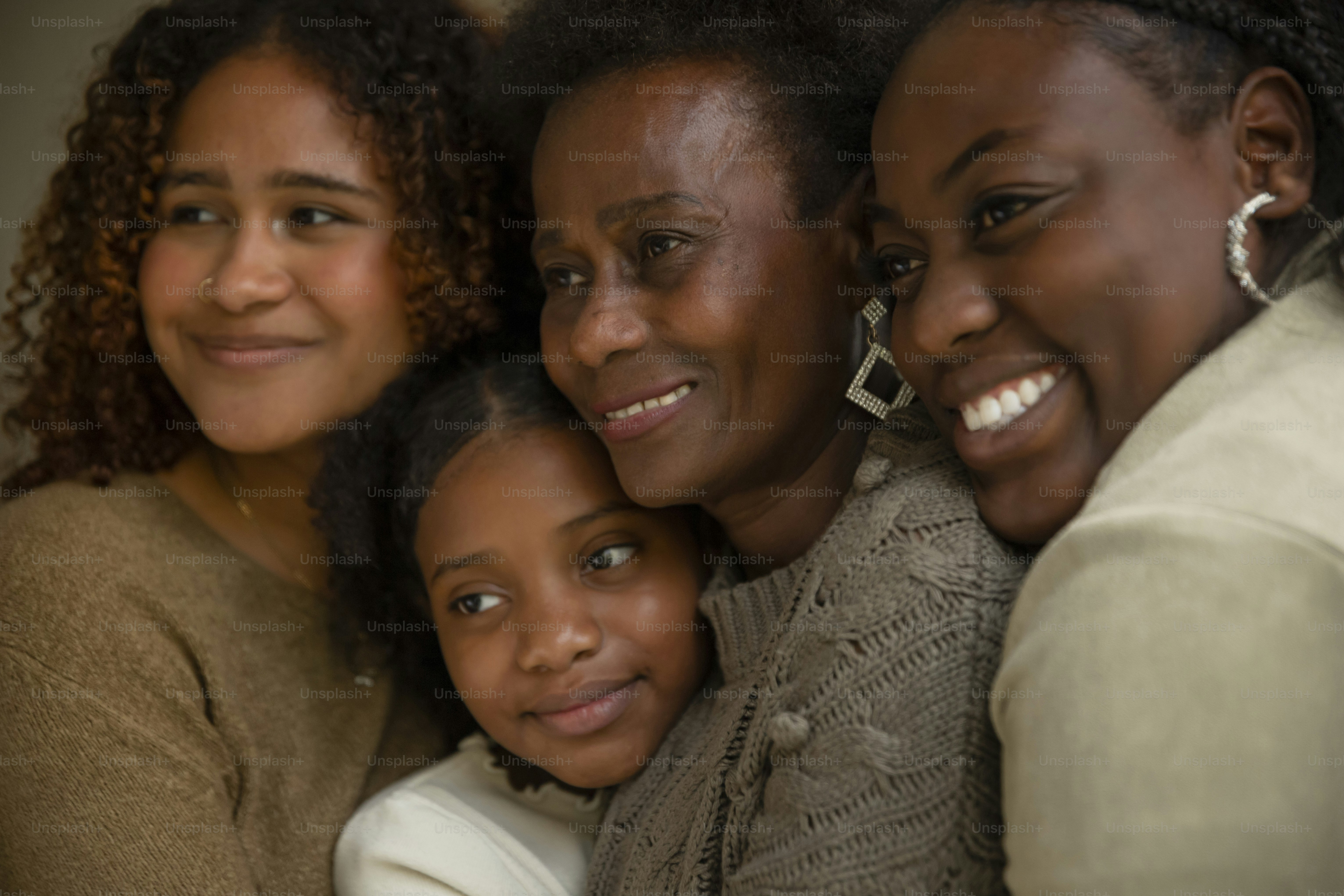 a group of women standing next to each other