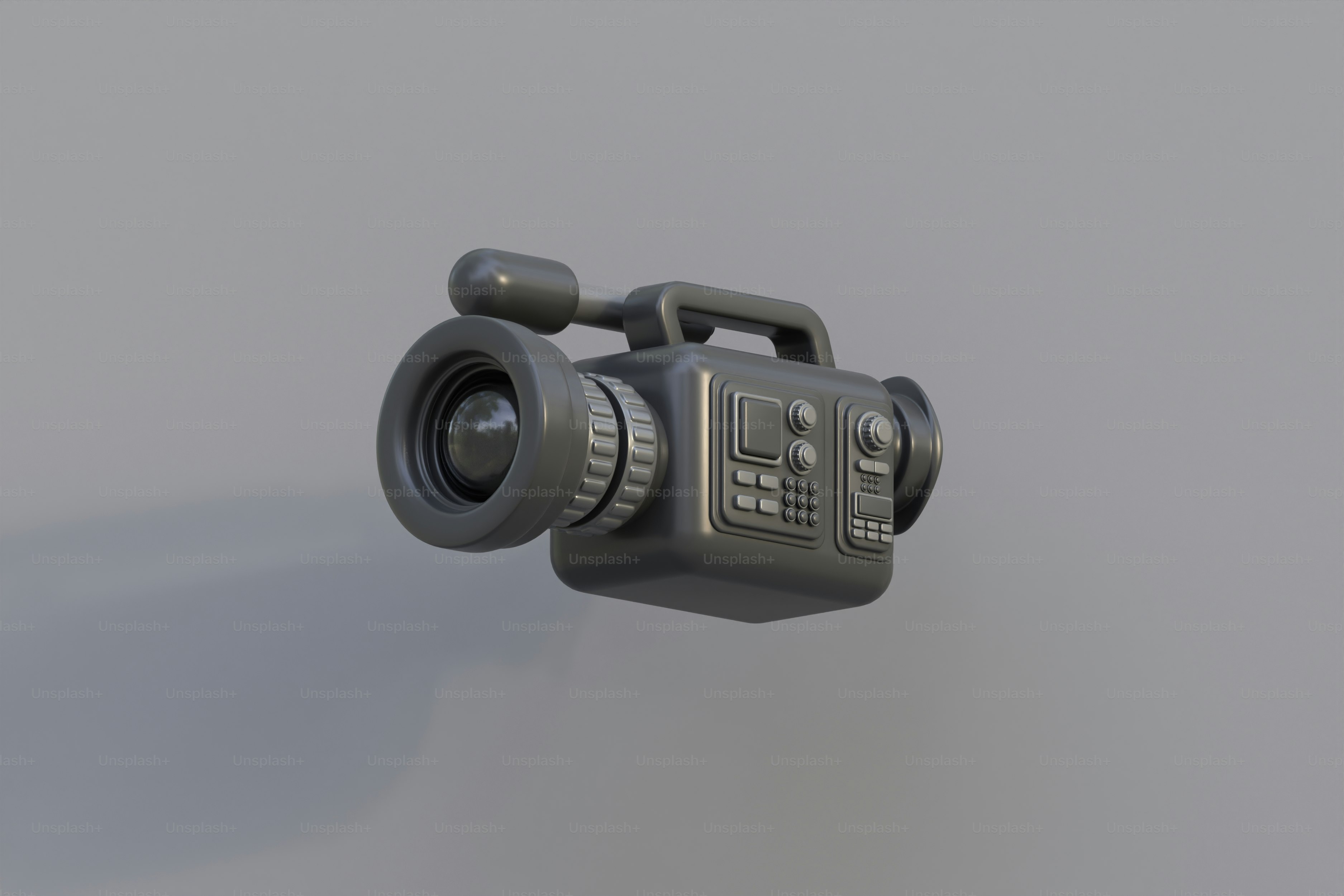 Movie Camera. 3D Render.