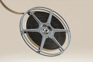 a reel with a hose attached to it