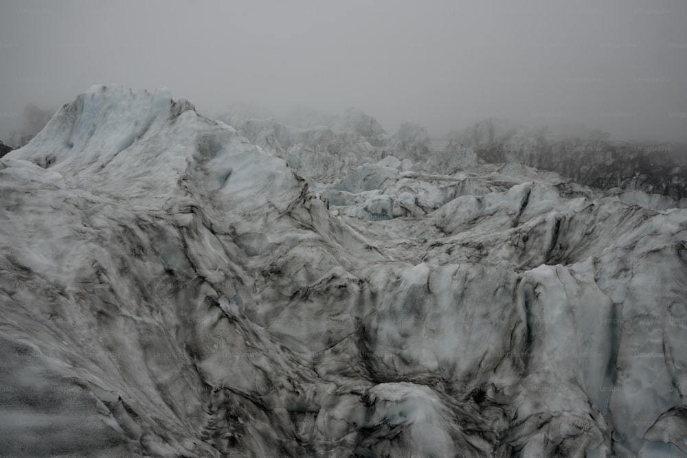 a very large iceberg in the middle of nowhere