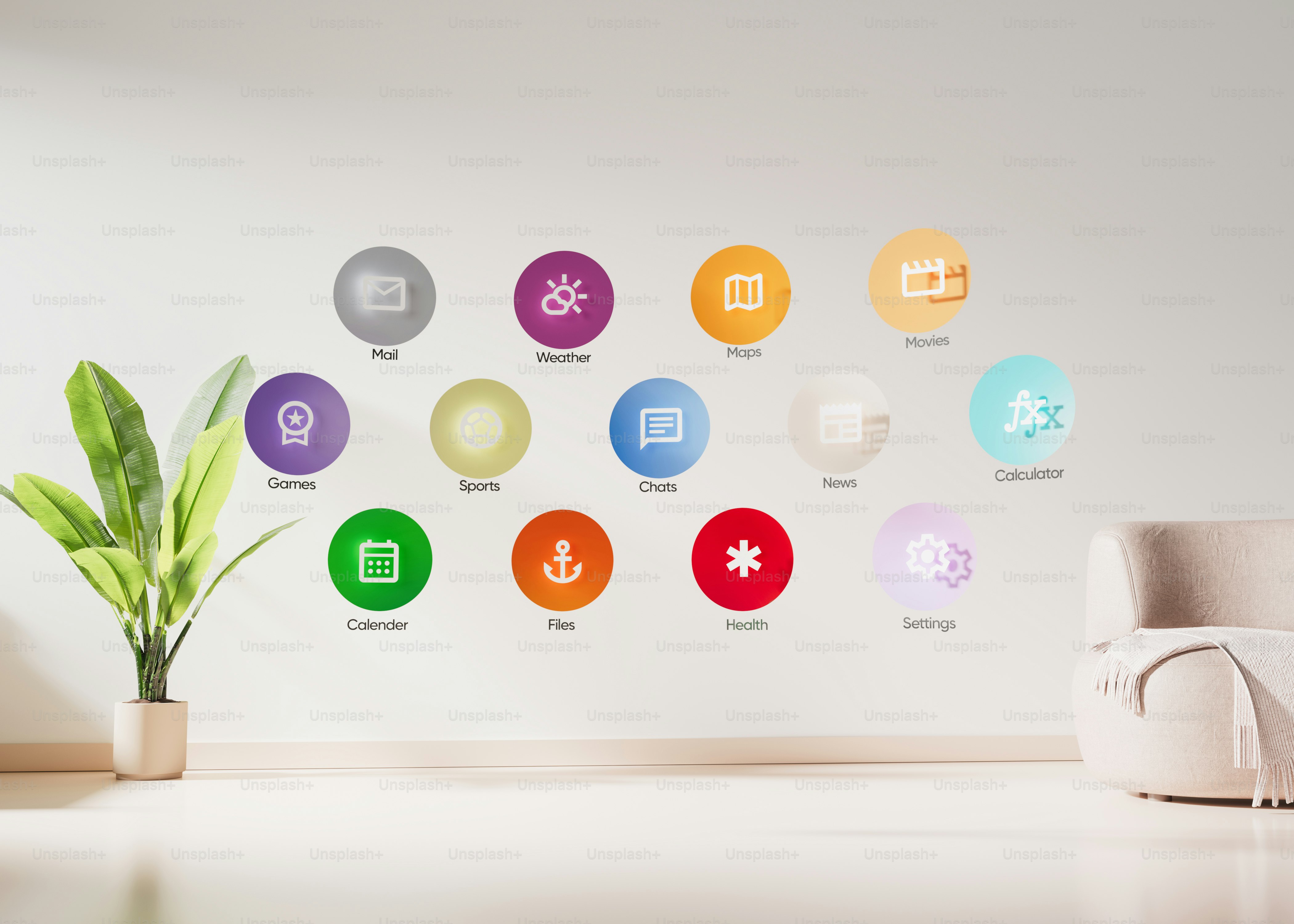 a potted plant sitting next to a white wall