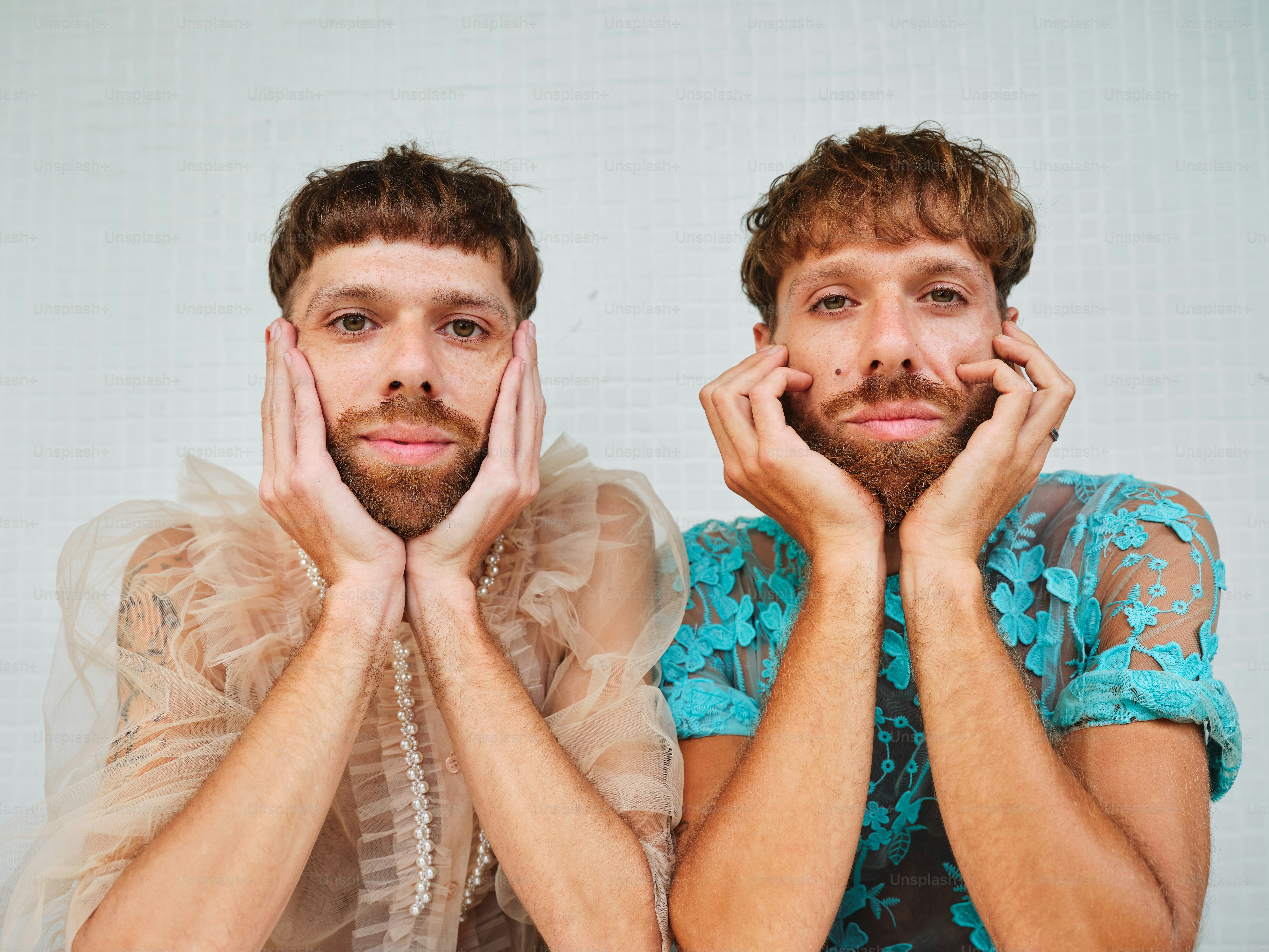 a couple of people that are posing for a picture