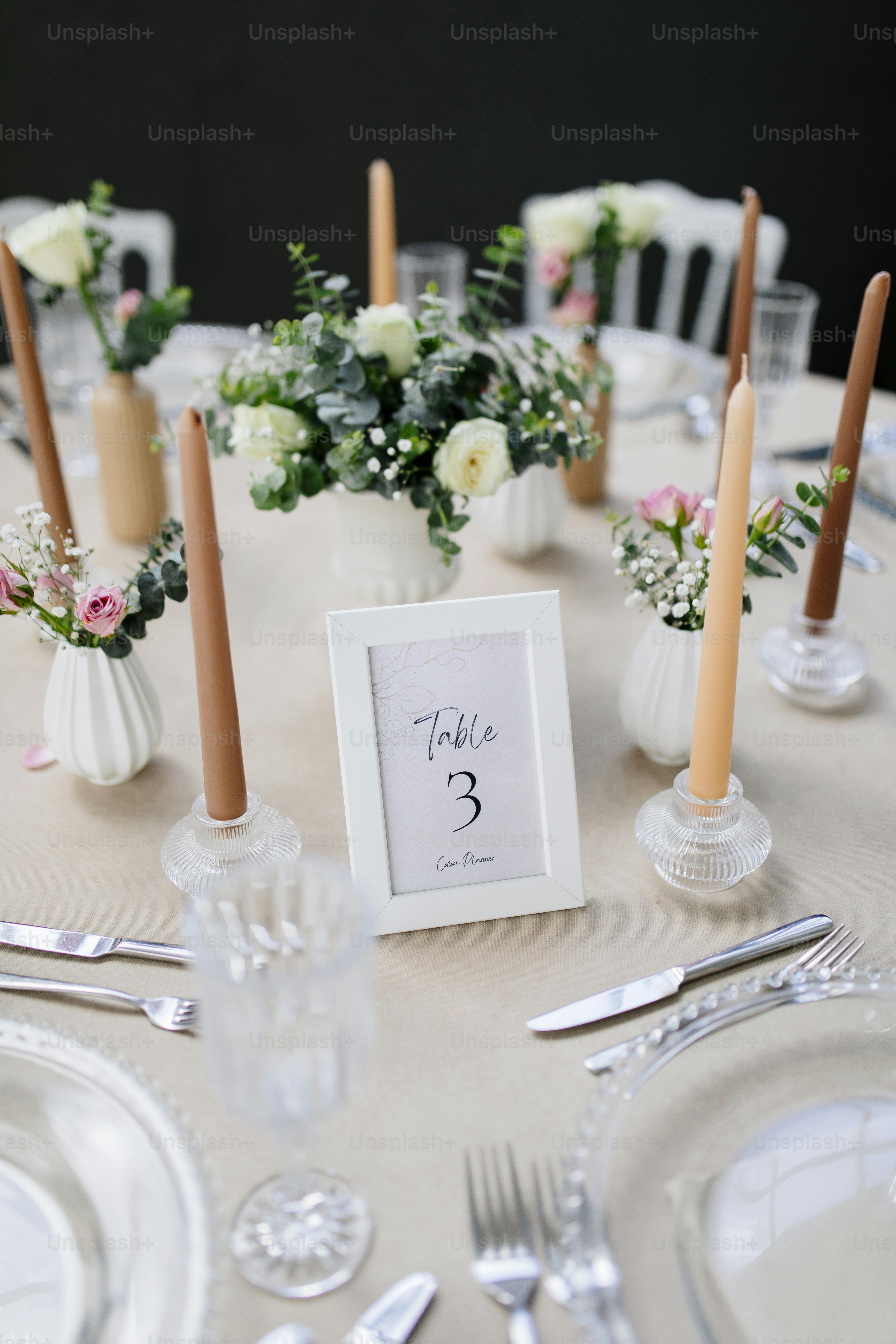 Wedding tables and chairs