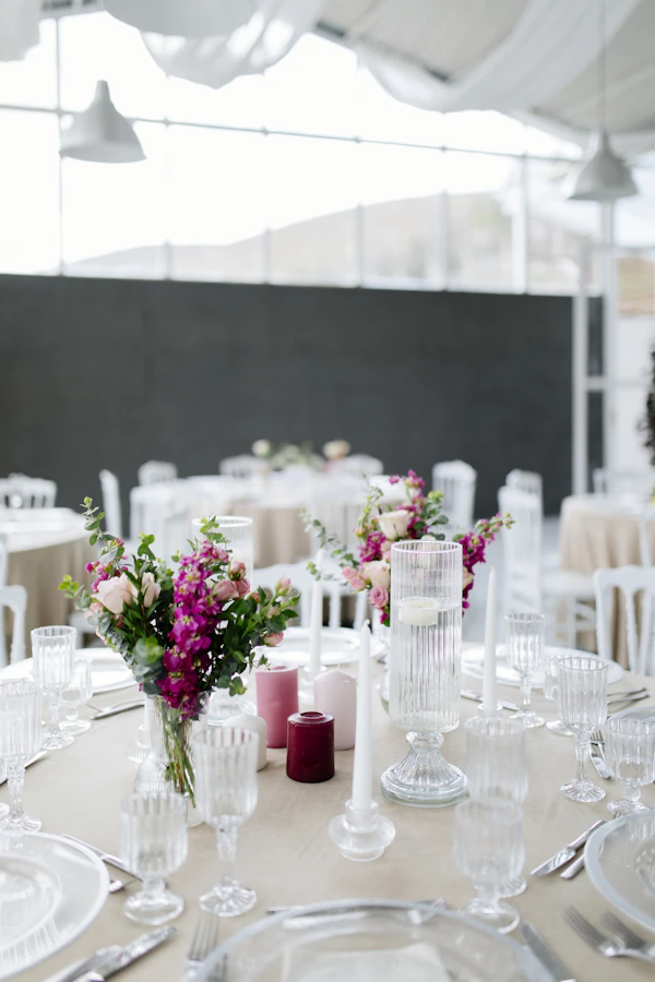 Miami wedding venue - a table is set for a formal dinner