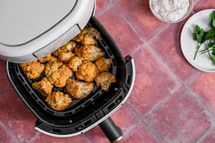 a close up of food on a grill on a table