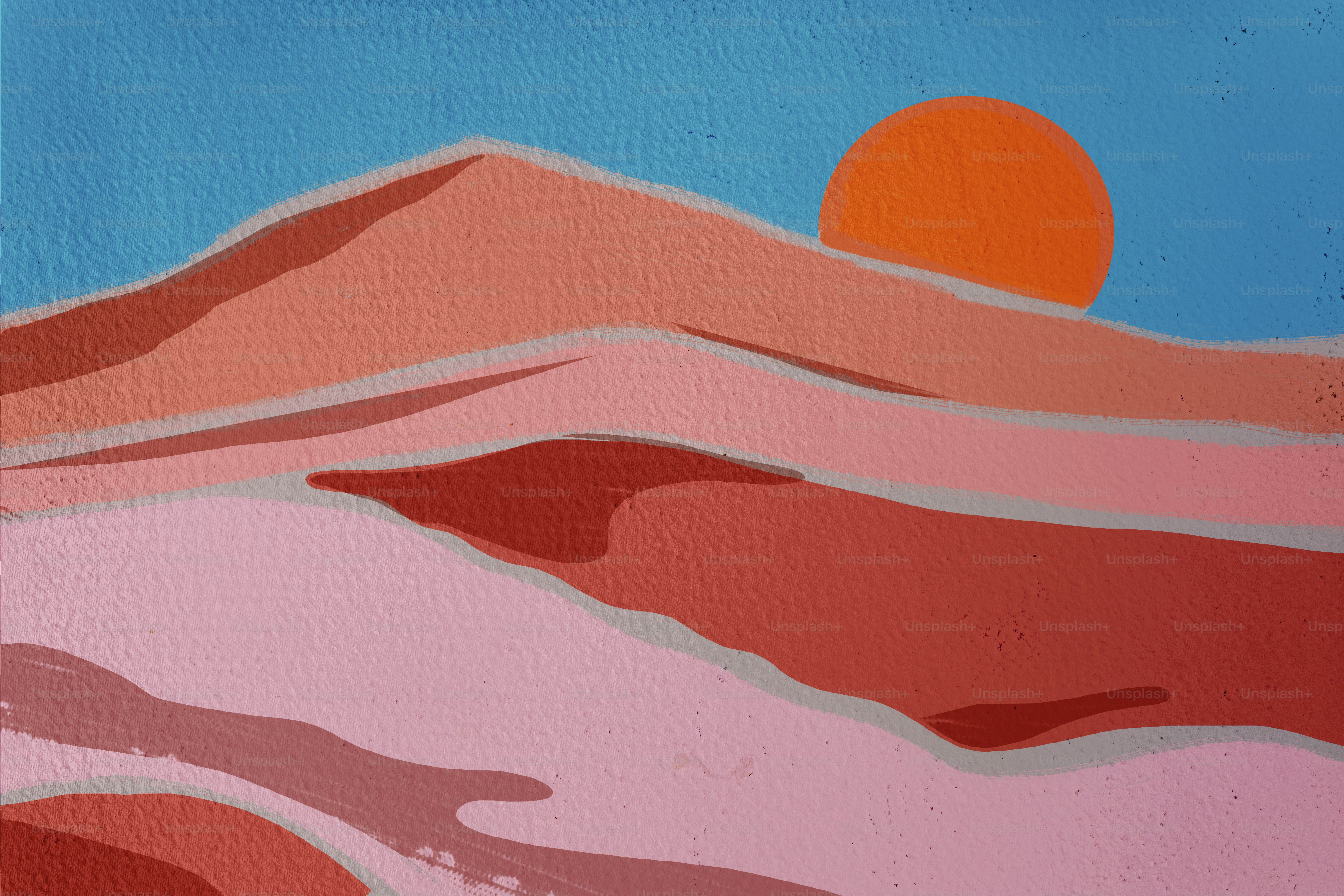 Modern creative minimalist abstract nature composition