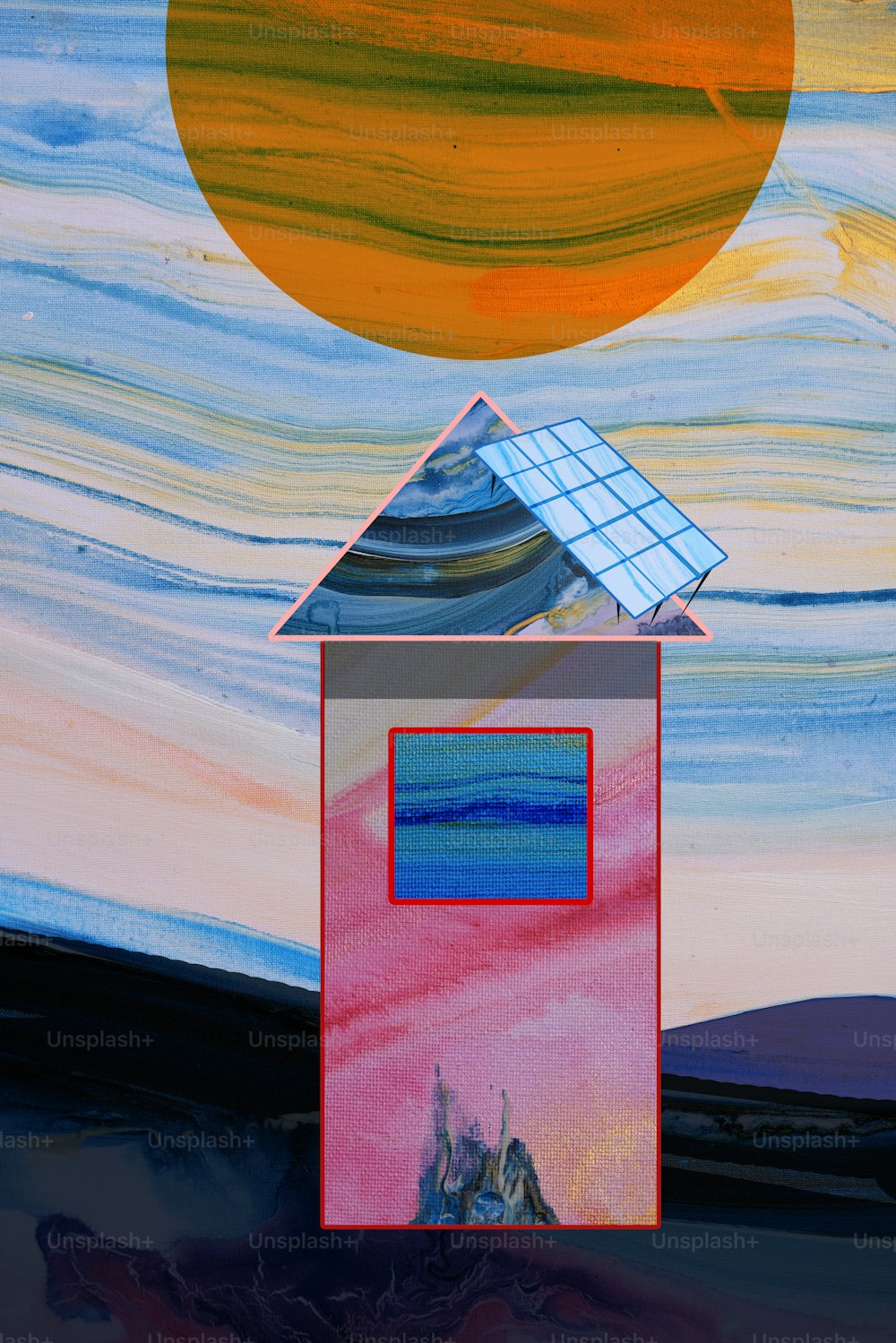 Vila sustentável com painéis solares