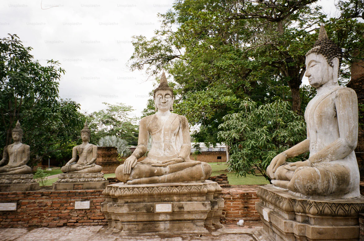 Surreal concrete sculptures at the famous Buddha Park