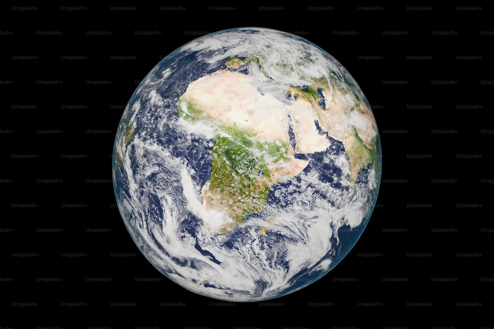 우주에서 찍은 지구 사진