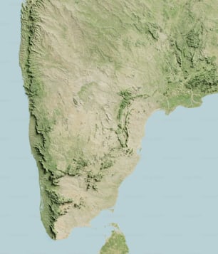 a map of the country of south america