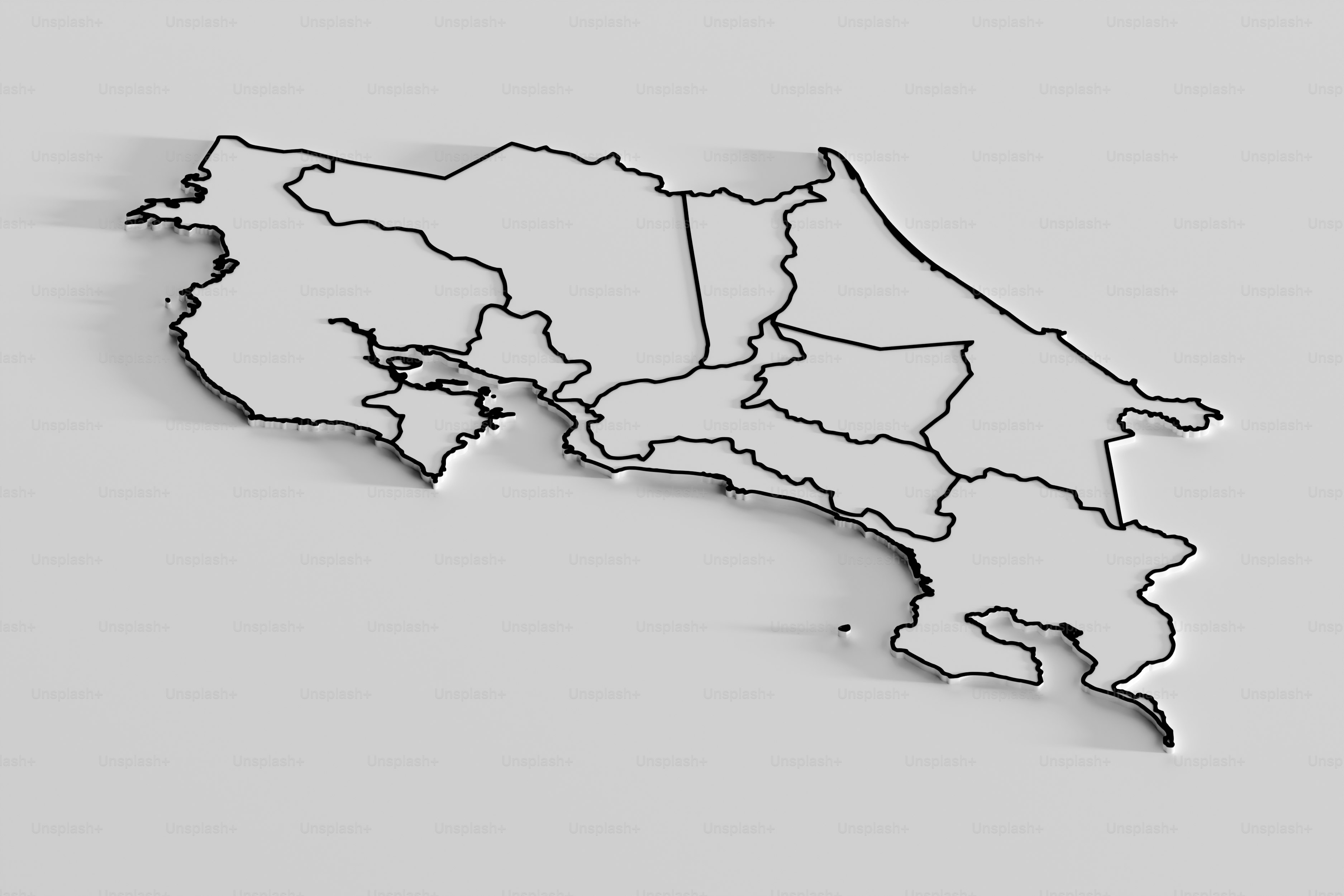 a 3d map of the country of italy