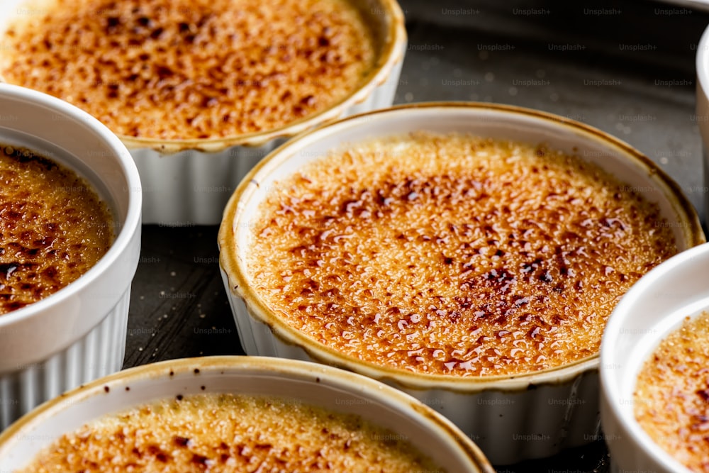 a close up of a pan of food in a pan