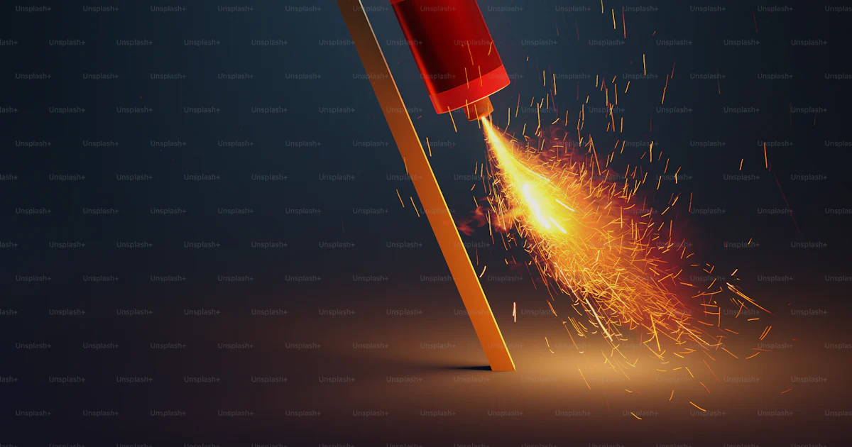 Red Firework Rocker T A single red firework rocket with a lit fuse. 3D illustration. photo ...