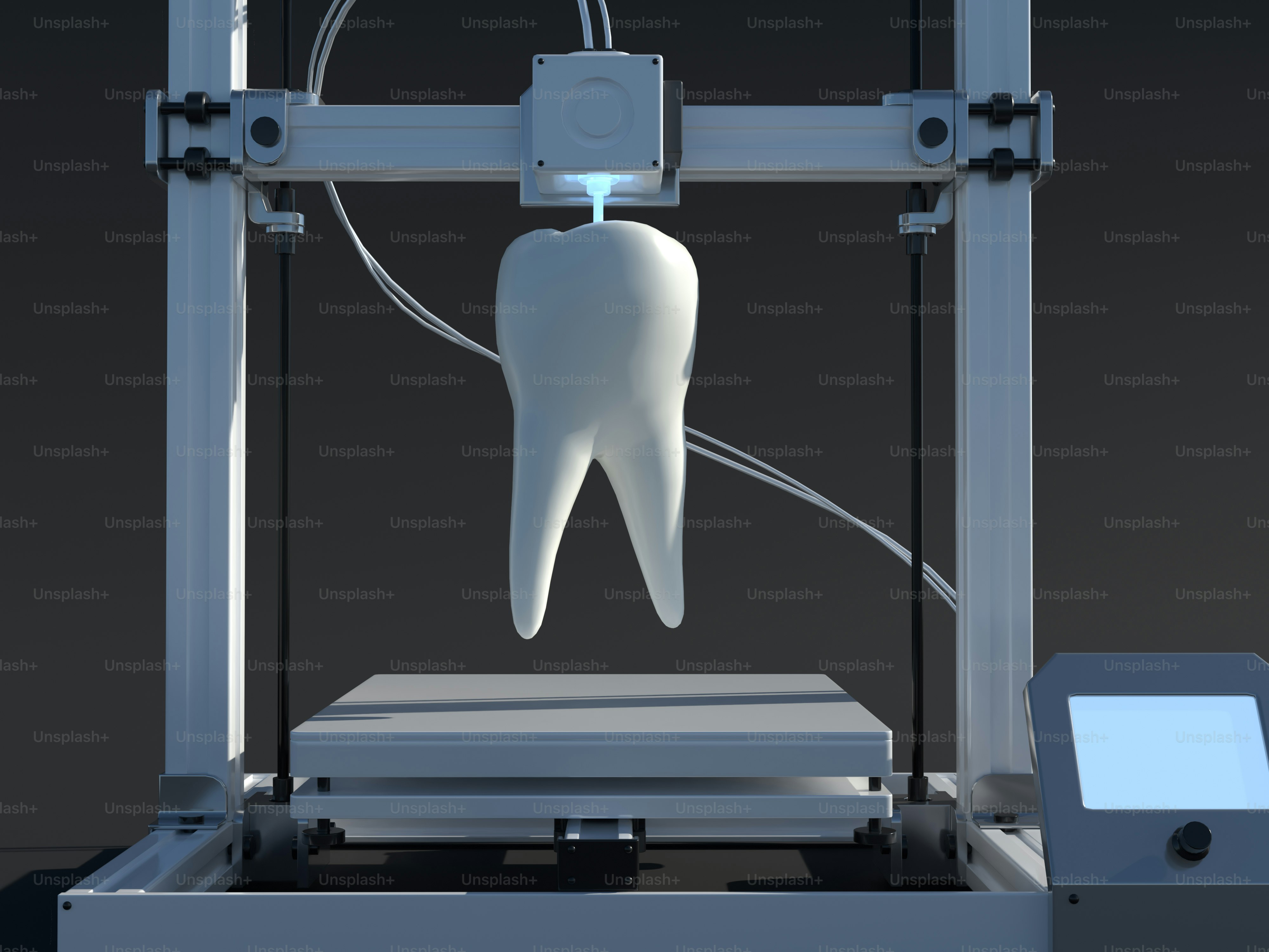 Model 3D gigi dan perangkat