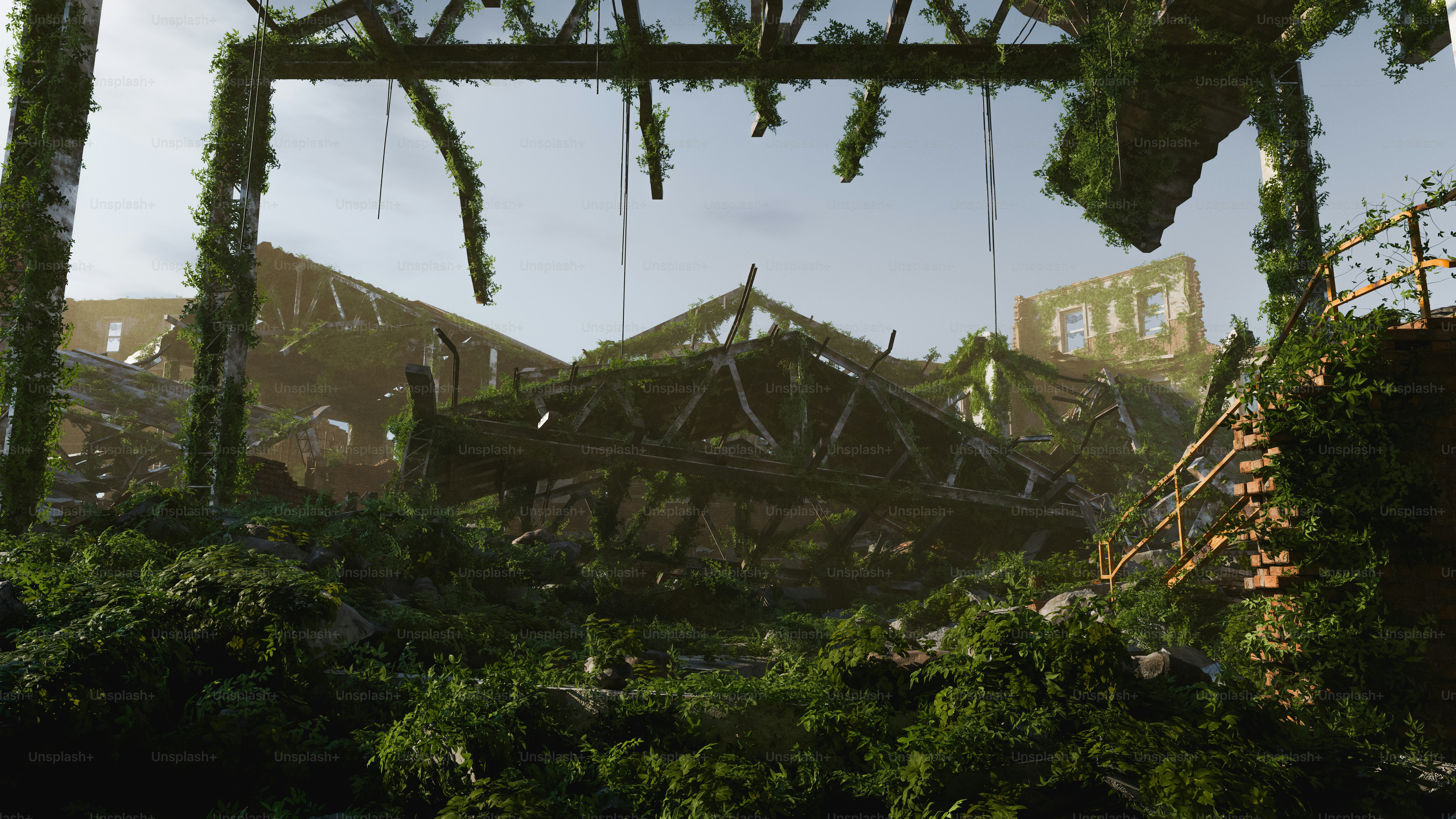 une photo d’un bâtiment qui s’effondre