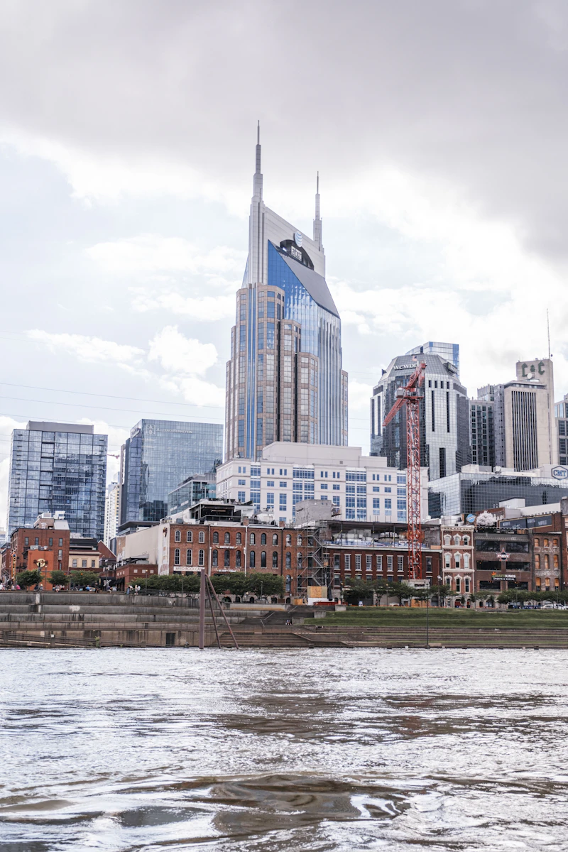 Nashville corporate event venue - a large body of water with a city in the background