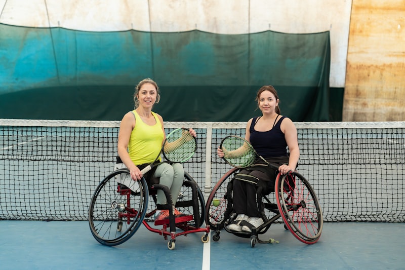 Paralympic athlete, wheelchair racing, medal ceremony, stadium crowd