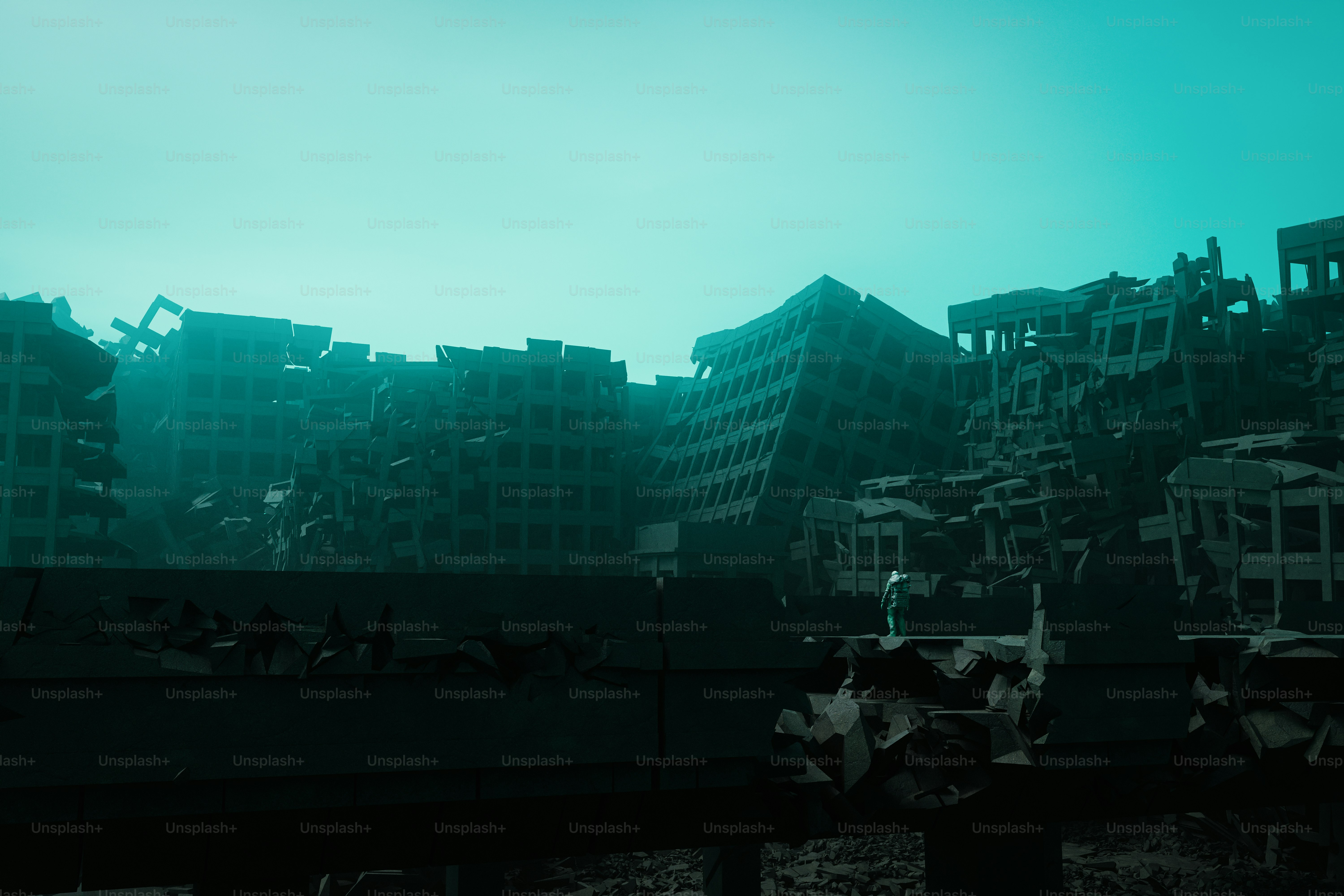 a very large city with lots of buildings