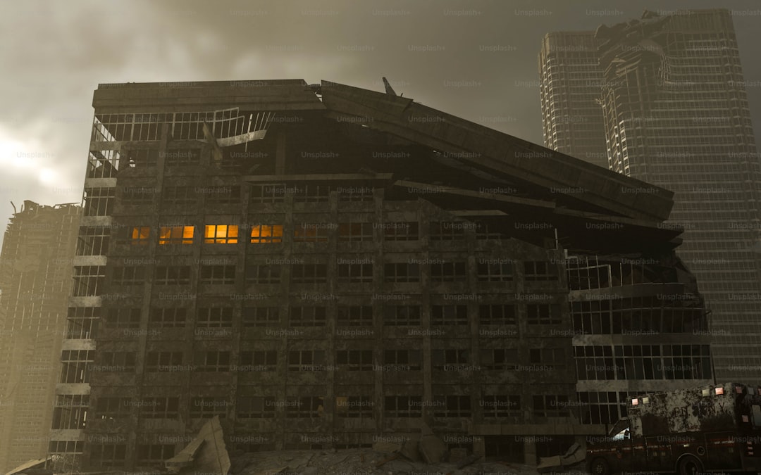 a very tall building with a lot of windows