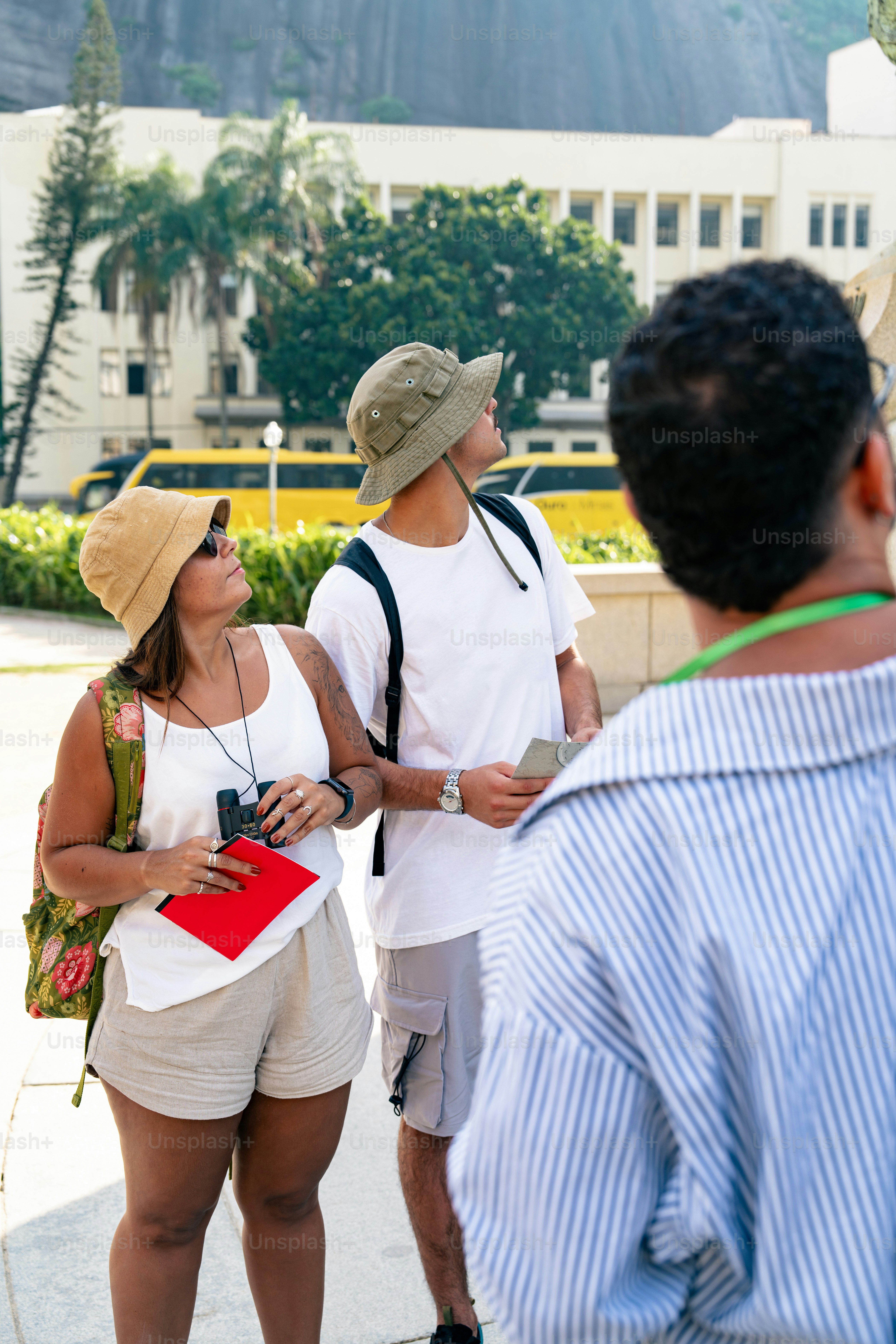 a group of people standing next to each other