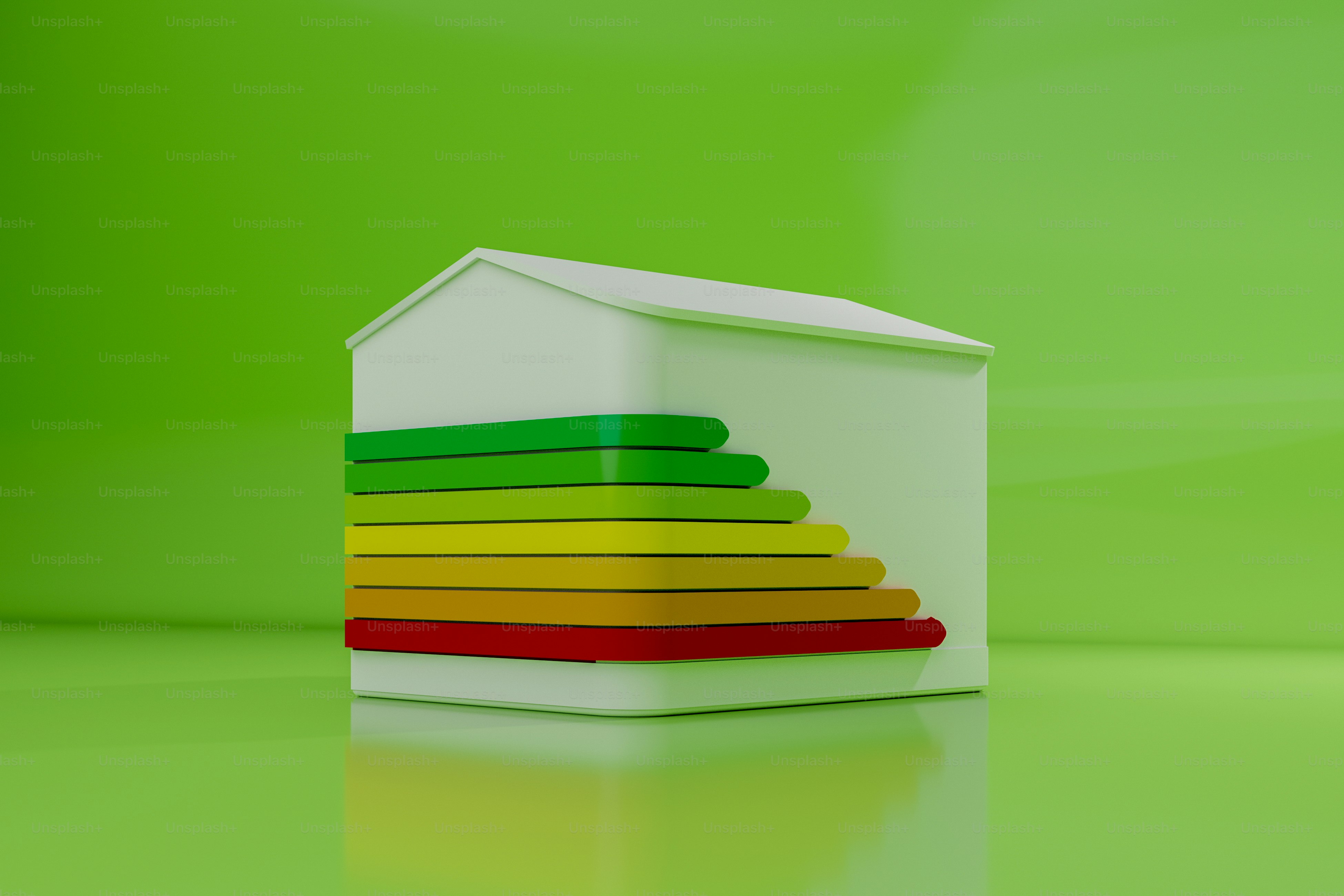 ein Stapel bunter Papiere, die auf einer grünen Oberfläche liegen