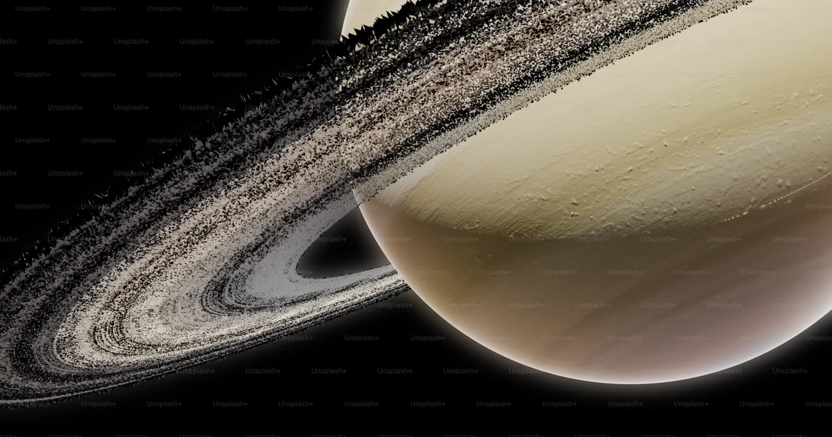 A Close Up Of The Planet Saturn With Its Rings Photo Saturn Image On a-close-up-of-the-planet-saturn-with-its-rings-photo-saturn-image-on