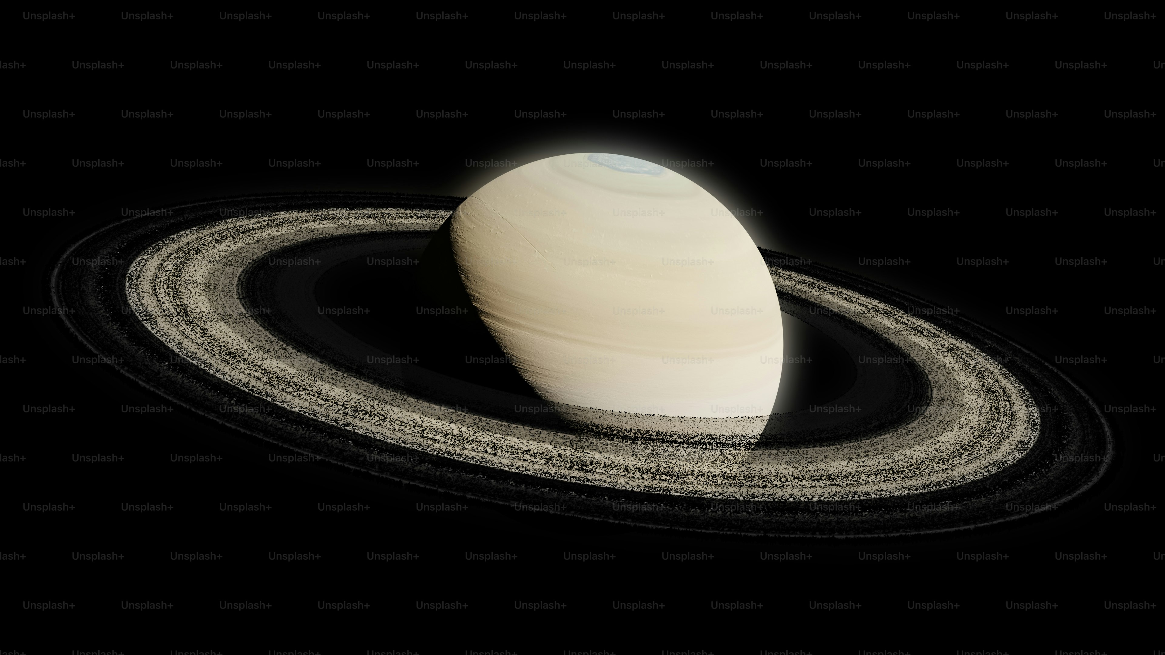 a very large white object in the middle of a black background